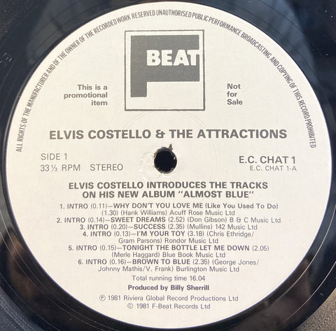Elvis Costello Introduces The Tracks On His New Album Almost Blue