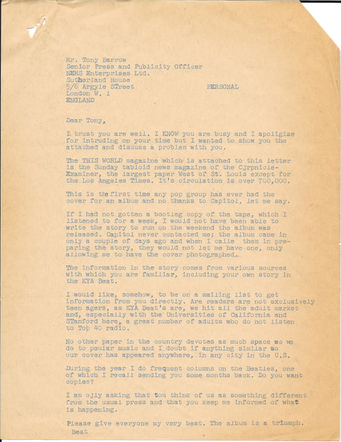 1966 San Francisco Candlestick Park Concert File