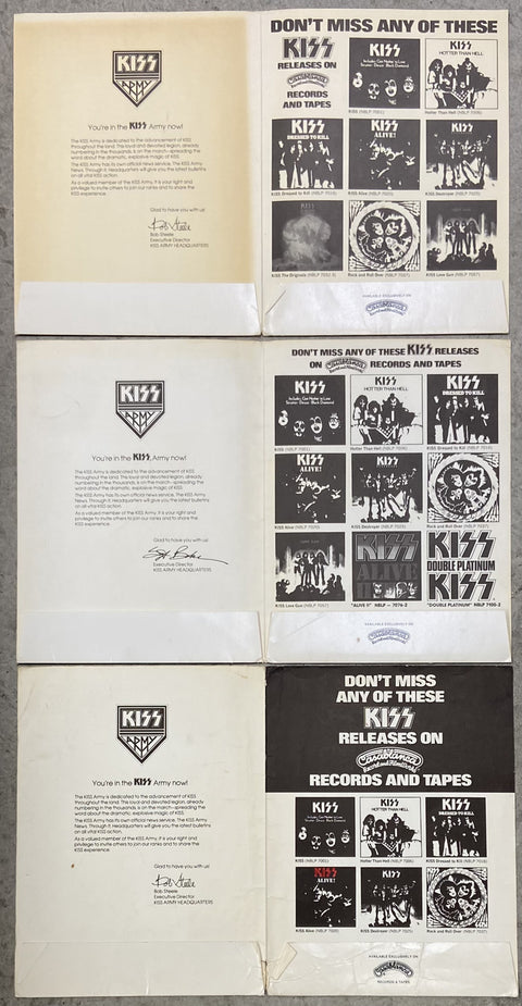 Kiss Army Membership Kits