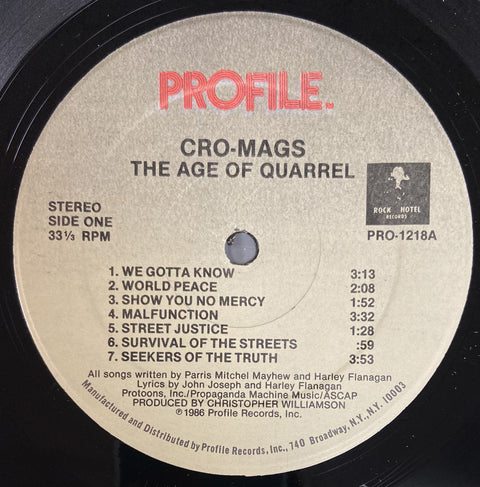 Age Of Quarrel