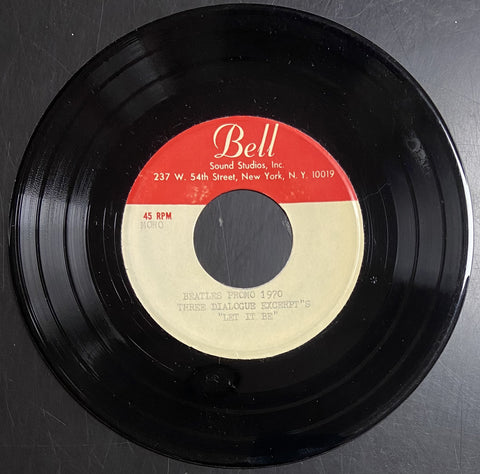 Dialogue From The Beatles' Motion Picture "Let It Be"