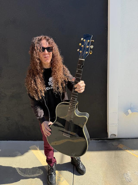 Marty Friedman Owned, Played, and Signed Alvarez Yairi Acoustic Guitar