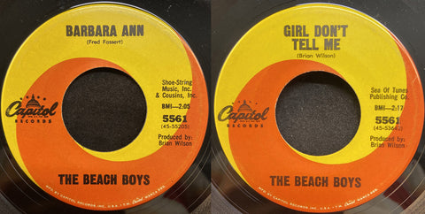 Barbara Ann / Girl Don't Tell Me