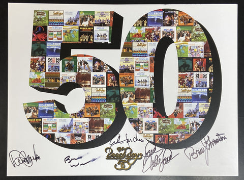The Beach Boys 50th Anniversary Poster