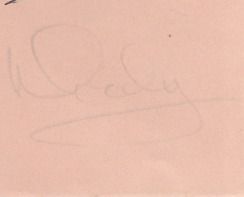 Davie Bowie Autograph