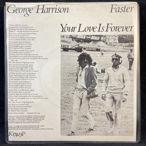 Faster / Your Love Is Forever