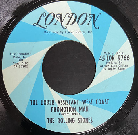 Satisfaction / Under Assistant West Coast Promotion Man