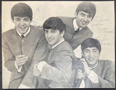 1964 Autographed Dezo Hoffman Photograph