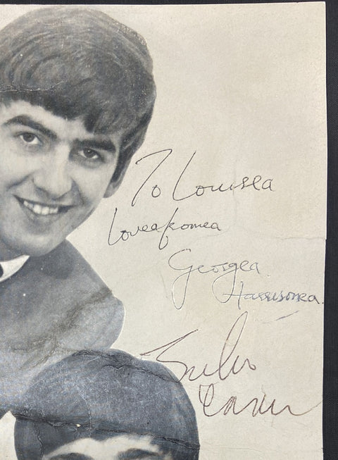 1964 Autographed Dezo Hoffman Photograph