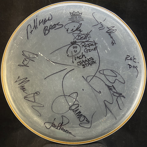 Autographed Drum Head