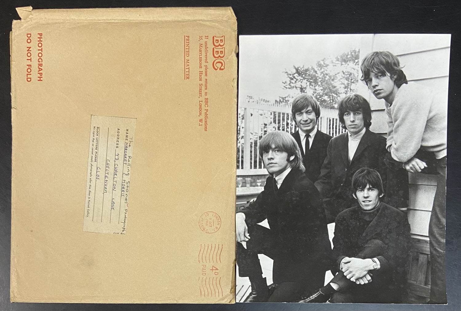 Original UK Promo Photo With BBC Envelope – rockaway.com