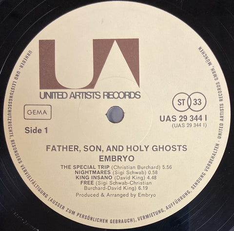Father Son And Holy Ghosts