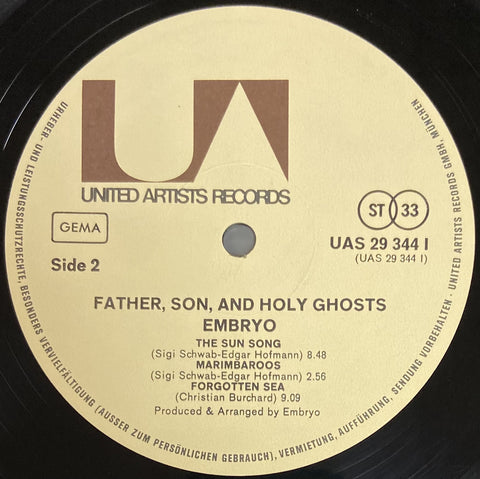 Father Son And Holy Ghosts