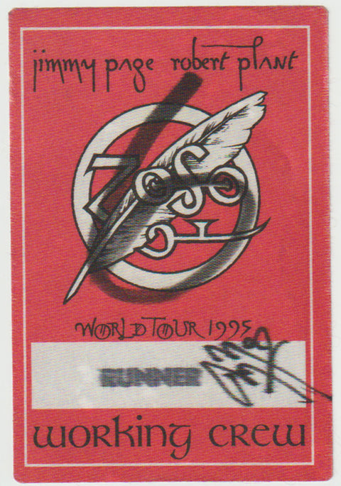 Autographed Backstage Pass