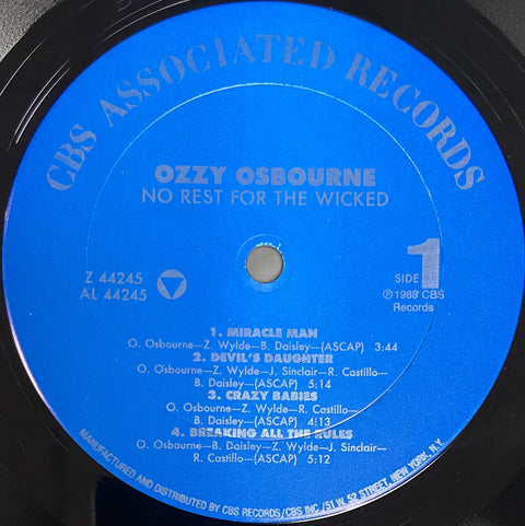 No Rest For The Wicked