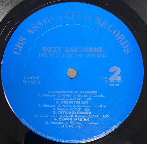 No Rest For The Wicked