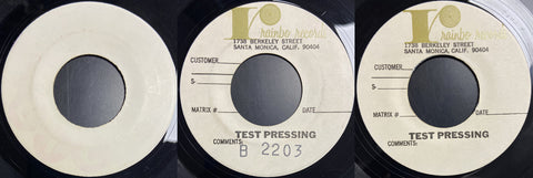 45 Test Pressing Lot Of 3