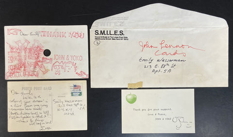 Handwritten Postcards To Emily Wasserman