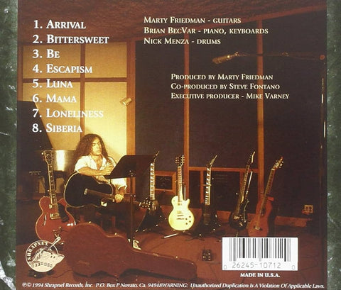 Marty Friedman Owned, Played, and Signed Alvarez Yairi Acoustic Guitar