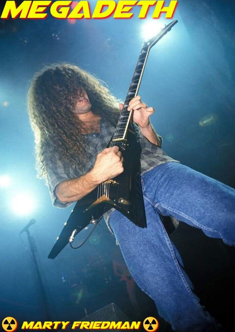 Marty Friedman Stage Worn Flannel T-Shirt