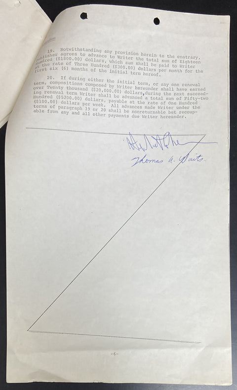 Exclusive Songwriter's Agreement