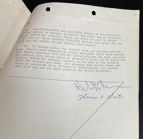 Exclusive Songwriter's Agreement