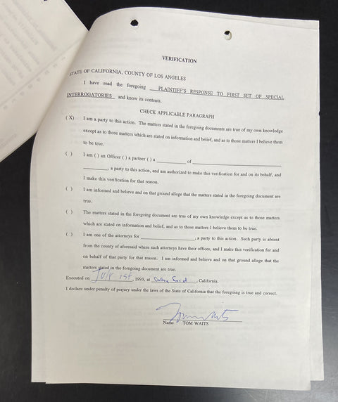 Signed Court Document