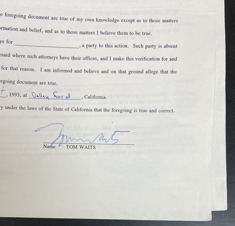Signed Court Document