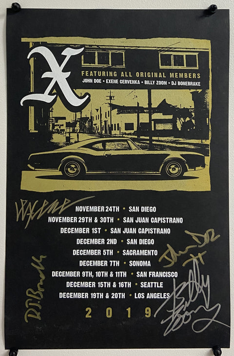 Autographed Tour Poster