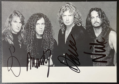 Autographed Youthanasia Postcard