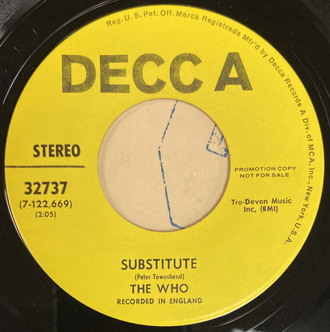 Young Man (Blues) / Substitute