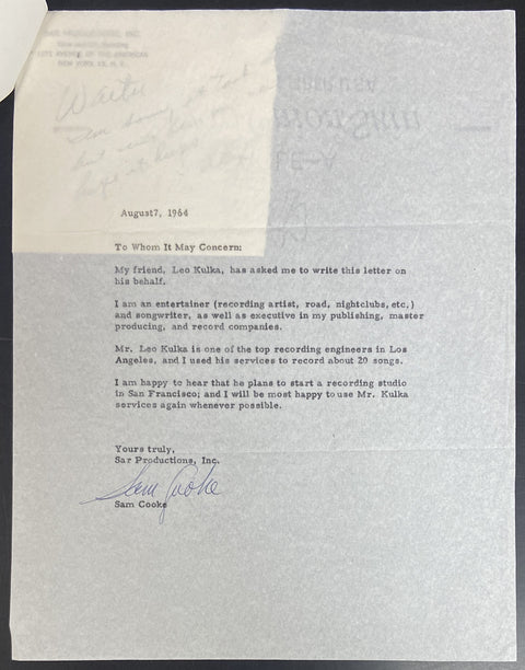 Signed Letter