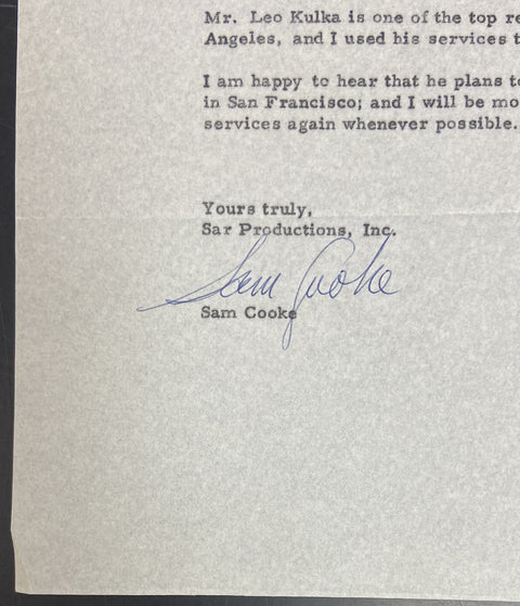 Signed Letter