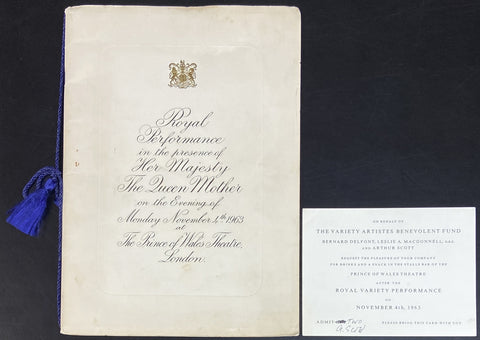 Autographed Prince Of Wales Theatre Program