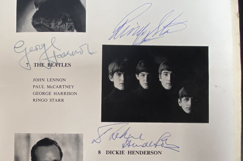 Autographed Prince Of Wales Theatre Program