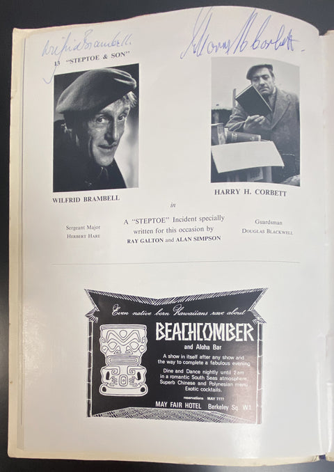 Autographed Prince Of Wales Theatre Program