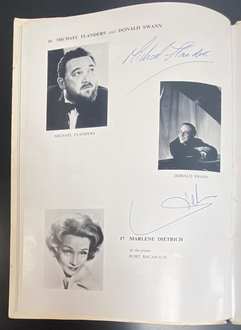Autographed Prince Of Wales Theatre Program