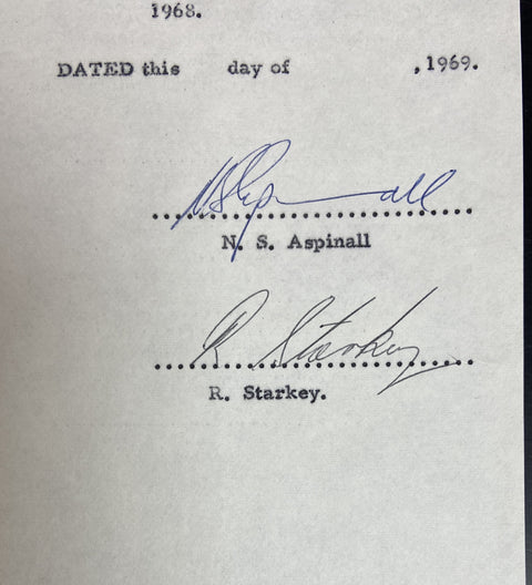 Signed Legal Document