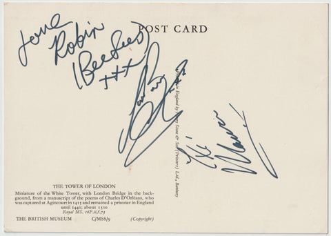 Autographed Postcard