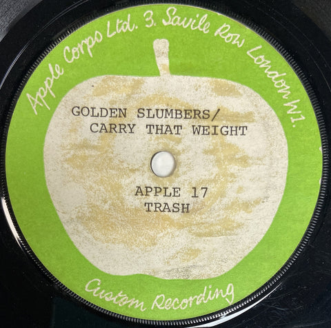 Golden Slumbers - Carry That Weight / Trash Can