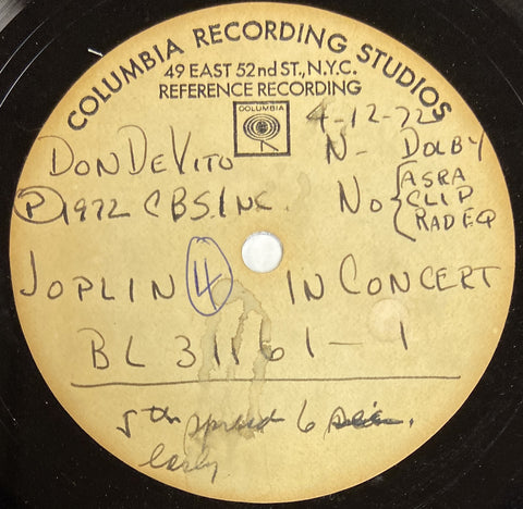 Joplin In Concert
