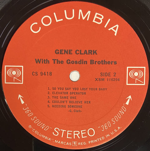 Gene Clark With The Gosdin Brothers
