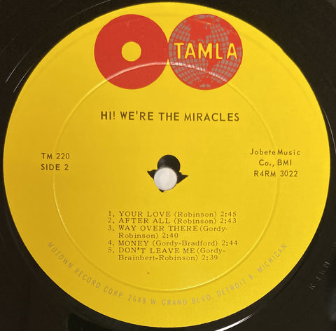 Hi... We're The Miracles
