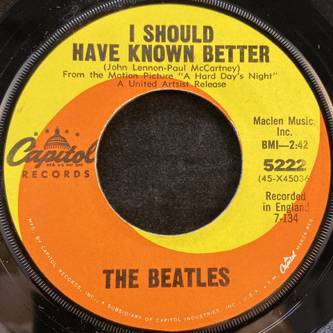 Hard Day's Night / I Should Have Known Better