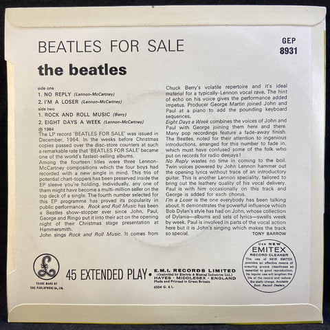 Beatles For Sale